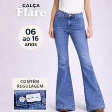 Calça Flare Country boiadeira com Elastano