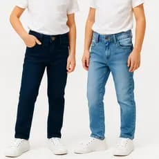 kit 2 Calça Menino com Elastano infantil e juvenil