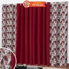 Cortina Florata 3,00 x 2,20 Estampas Exclusivas (Decoração, Sala, Quarto, Igreja)