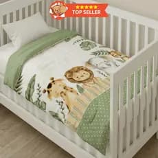 Edredom Berço Bebê 400 Fios Dupla Face (LIMITADO) Premium Grosso Macio Leve