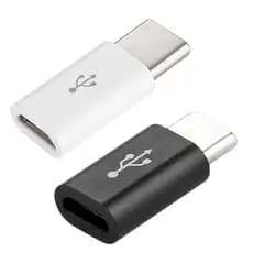 Adaptador Micro USB Fêmea Para Type-c Macho Carregamento e Dados