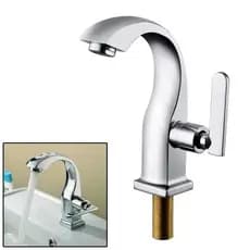 Torneira Banheiro bancada aço inox 304 Moderna Cuba Lavabo luxo Metal Brilhante