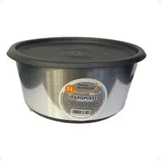 Pote Organizador Multiuso Hermético Label Inox 3 Lt BPA free 25940PM ARQPLAST