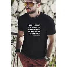 Camiseta Geek Intelligence is the ability to adapt to change Stephen Hawking Inteligência é a capacidade de se adaptar