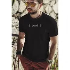 Camiseta Unissex Algodão 4x4 JIPE trilha BATIMENTOS CARDÍACOS Canastra Jeep Adventure Off Road 4x4