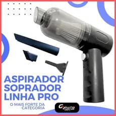 Aspirador De Pó Automotivo Linha PRÓ Portátil 3 em1 Carro e Casa Multifuncional