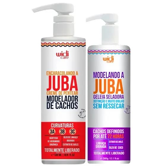 Kit Widi Care Encaracolando A Juba e Modelando A Juba Geleia Seladora - 2 Itens