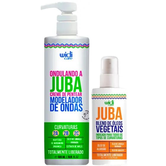 Kit Widi Care Creme de Pentear Ondulando A Juba e Juba Blend de Óleos - 2 Itens
