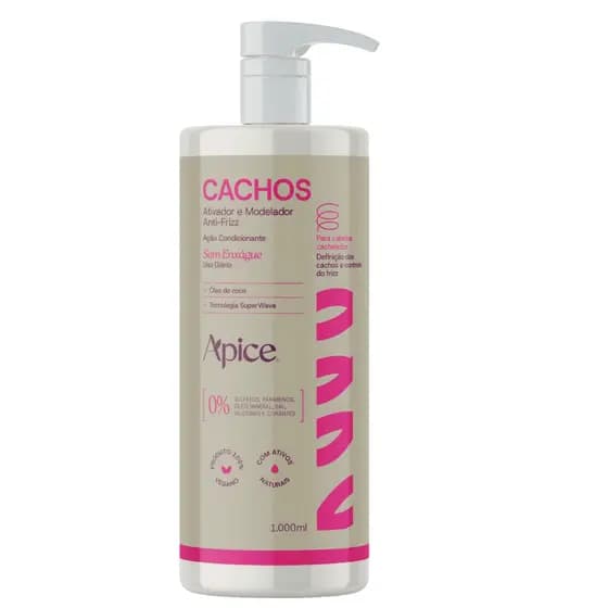 Apse Ativador e Modelador Anti-Frizz Cachos  - 1000ml