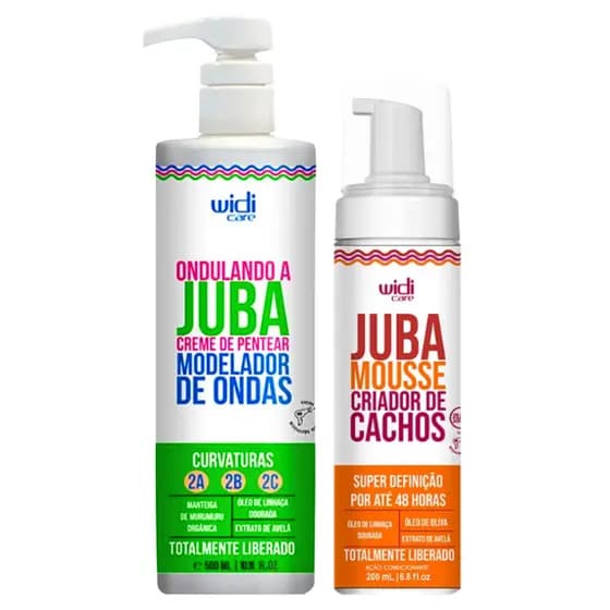 Kit Widi Care Ondulando A Juba e Mousse Criador de Cachos - 2 Itens
