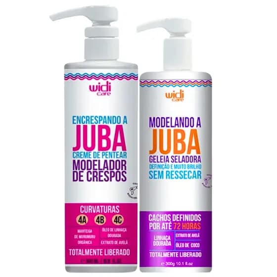 Kit Widi Care Encrespando A Juba e Modelando a Juba Geleia Seladora - 2 Itens