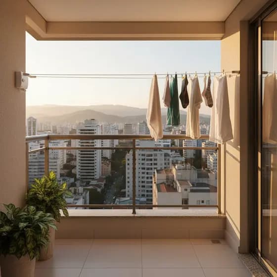 Varal de Parede Automático Reforçado suporta até 36 kg De Roupa Retrátil com Trava 6m Corda Modular