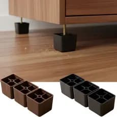 Kit Com 20 Pés De Sofá Rack Cômoda Perfeito 3cme 5cm Plástico Pézinho + Parafuso Disponivel Pronta entrega