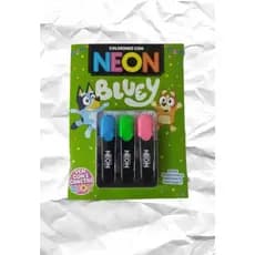 Livro de colori Colorindo com Neon- Bluey