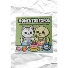Livro para colori Cute & Comfy - colorindo Book for adults