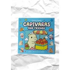livro de colori Capivara fofo Cute e Comfy
