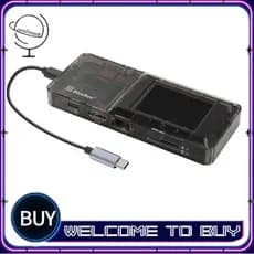 Console Botão Personalizado Estação De Acoplamento Visual Tipo-C De Porta De Rede Com Leitor De Cartão TF/SD Presentes