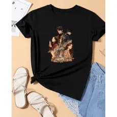 Camiseta Feminina T-shirt Dorama GOBLIN Estampada 100% algodão Blusa dia dia elegante