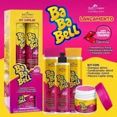 kit Bababell Tutti Frutti Bell Corpus Cosméticos Hidratação Capilar Cabelos