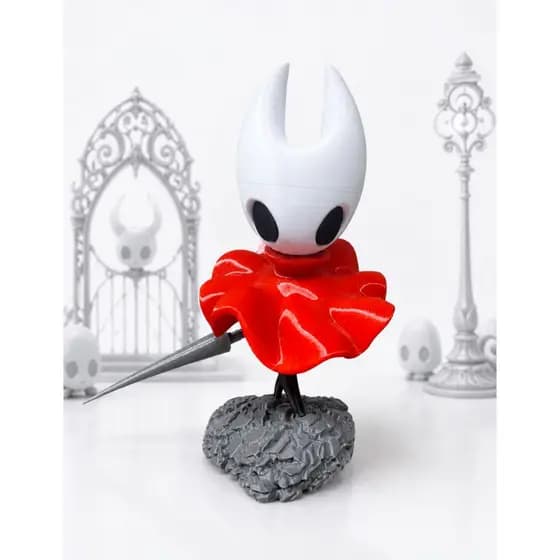 Boneco Hornet- Hollow Knight Silksong Action Figure 3D Decoração Gamer