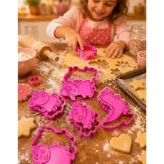 Cortadores de Biscoito_biscuit_Fatia de pão_Pasta Americana_Peppa Pig