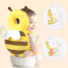 Almofada de Proteção para Cabeça de Bebê – Design de Bichinho, Suave e Segura