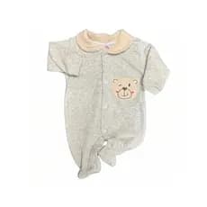 Macacão bebê-Bordado-Roupa de frio bebê-Macacão bebê menino-Roupa de bebê menino-Macacão plush bebê
