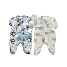 kit 2 peças Pijama Macacão Manga Longa Soft Bebê menina e menino- roupas bebê -  babybee
