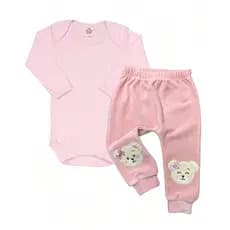 Conjunto Bebê Menina - Bodie e calça plush - Baby Bee - Moda Bebê
