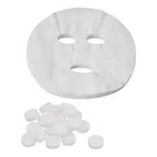 Kit 36 Unidades Máscara Facial Desidratada Descartável Limpeza De Pele Estética Clínica Estek