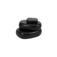 Kit 23 Pedras Quentes Vulcânicas Corporal Para Massagem Multiuso Facial Forma Livre Estética Estek