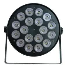 Canhao Refletor Slim Par 80w 18 Leds Rgbw Dmx 4in1