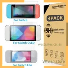 Película de Vidro Temperado protetor de tela compativel para  Nintendo Switch/Oled /lite