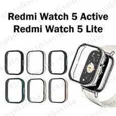 Crepúsculo Case Para Redmi Watch 5 Active / Lite Hard PC Case Capa Protetora De Tela De Vidro Temperado