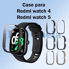 Crepúsculo Case para redmi watch 4 watch 5 pc tela + capa protetora de película de vidro temperado