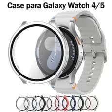 Case Para Relógio Smartwatch Tela Inteira Anti-Impacto Para Galaxy Watch 4 5 5Pro - 40 44 45mm