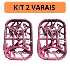 Kit 2 Varais ROSA Calcinha Cueca Meias Com 16 prendedores Cores Sortidas