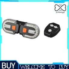 Novo Conjunto De Luz Inteligente Da Bicicleta USB Recarregável Lâmpada Volta Ciclismo Lanterna MTB Acessórios LED Cauda