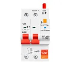 Disjuntor Inteligente Tuya Smart WiFi 63A 1P+N SBC02 Monitoramento de Energia