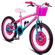 Bicicleta Infantil Feminina Menina 6 a 10 Anos STX Princess Aro 20 Freio V-Brake