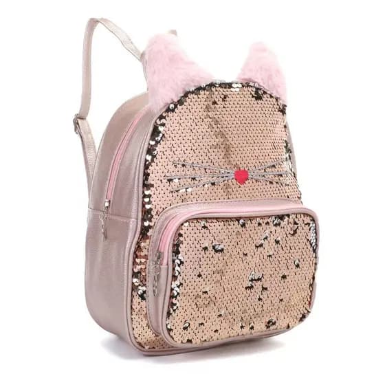 Mochila De couros sintético  Infantil Menina Bolsa