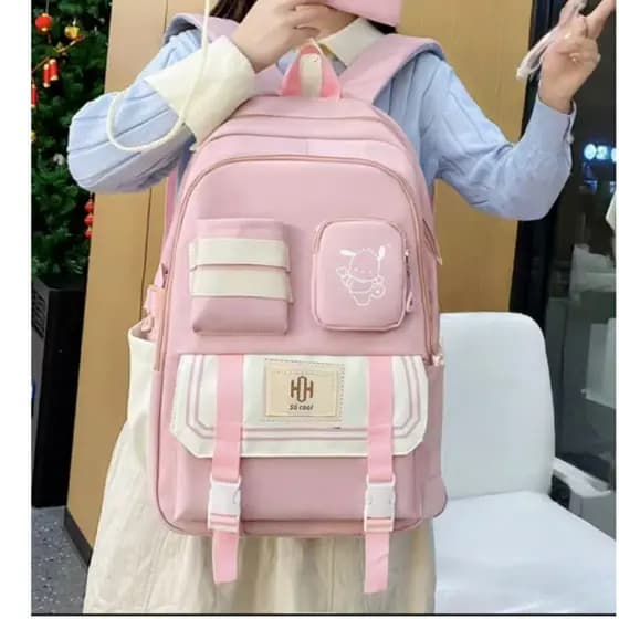 Mochila meninas japonesas e coreanas estudante Grande
