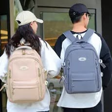 Mochila feminina e masculina escolar faculdade /À prova d'água /Moda /Grande capacidade