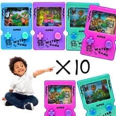 10 Jogos Joguinho Brinquedo Argola Aquaplay Controle Vídeo Game Joystick Prenda Lembrancinha Atacado