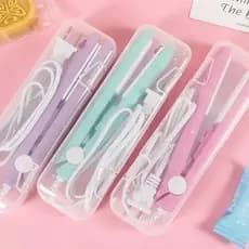 Mini Chapinha Prancha De Cabelo Portátil Bivolt Com Case Transporte