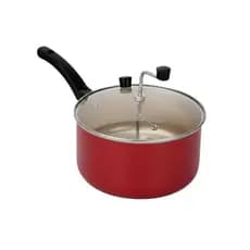 PIPOQUEIRA ANTIADERENTE CEREJA COM TAMPA DE VIDRO 3000ML