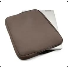 Pasta Case Capa Notebook Marrom S/Bolso 11/14/15/17 Polegadas Para Trabalho Dia a Dia