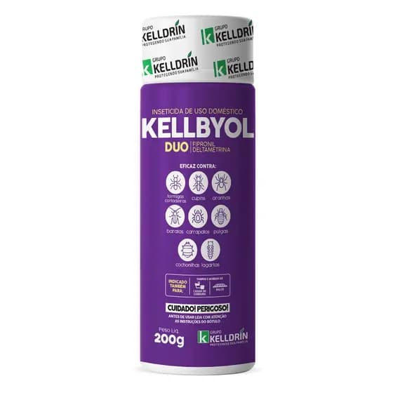 Kellbyol Mata Barata 200 mg Pia Ralo Caixa De Gordura Sanitário á prova dágua Antipulga Carrapato Formiga