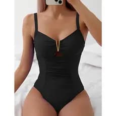 Body Modelador Feminino com Bojo | Tecido Duplo | Afina Cintura l Praia e Hidro