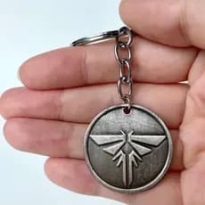 Colar de Firefly do Filme The Last Of Us 2, Pingente de Dog Tag para Mulheres e Homens